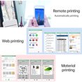 thumbnail image 2 of Label printer,57mm Compatible With Thermal Printer Portable Pocket Thermal Printer Roll 57mm Compatible Maker 203dpi Support Paper Roll 57mm Ios 1 Paper Roll With 1 Paper Buzhi Portable Printer Adben, 2 of 6