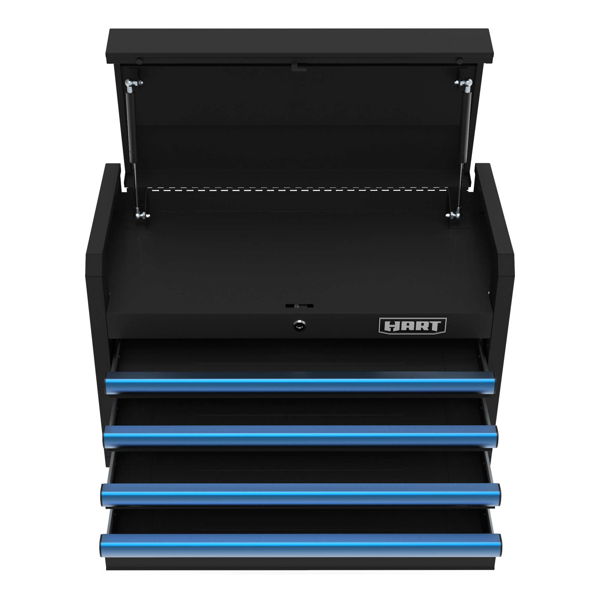 HART 26-Inch 4-Drawer Heavy-Duty Steel Tool Chest, Locking Garage Storage Organizer