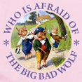 thumbnail image 2 of CafePress - Who Is Afraid Of The Big Bad Wolf Infant Bodysuit - Baby Light Bodysuit, Size Newborn - 24 Months, 2 of 4