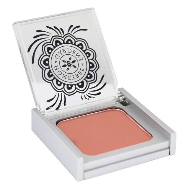Honeybee Gardens Rubor perfeccionador Complexion en rosa de té, melocotón especiado medio, pigmentado, vegano y sin gluten, 8,5 g
