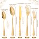 thumbnail image 5 of Juego de 20 Pzas Floral Silverware Incluyendo Tenedor Cuchara y Cuchillo Juego de Cubiertos de Acero Inoxidable Juego de Cubiertos Vintage Juego de Utensilios Pulidos con Espejo para Cocina Apto para, 5 of 12