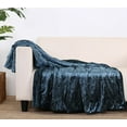 thumbnail image 3 of Berkshire Blanket 50"x70" Crushed Velvet Throw, 3 of 5
