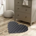 thumbnail image 6 of Meitianfacai Heart Shaped Rug, Cream Velvet Living Room Carpet, Soft Bedside Area Rug, Decorative Floor Mat for Sofa and Coffee Table, Plush Accent Rug for Home Decor, 6 of 6