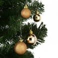 thumbnail image 2 of Holiday Time Shatterproof Christmas Mini Ornaments, Gold, 20 Count, 2 of 5