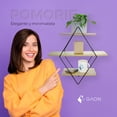 thumbnail image 2 of Repisa Decorativa Flotante Gaon Moderna, 2 of 11