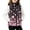 Cherry Blossom Pink Black, variant on Girls Puffer Vest Sleeveless Casual Coat Leopard Print Pink