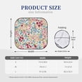 thumbnail image 3 of KLL Trendy Floral Design for Windshield Sun Shade 2-Piece Foldable Car Front Window Sunshade for Most Sedans SUV Truck-Large, 3 of 6
