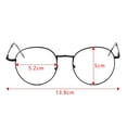 thumbnail image 3 of New Fashion Metal Portable Oversized Optical Glasses Round Glasses Spectacles Eyeglasses Frame GOLD, 3 of 8