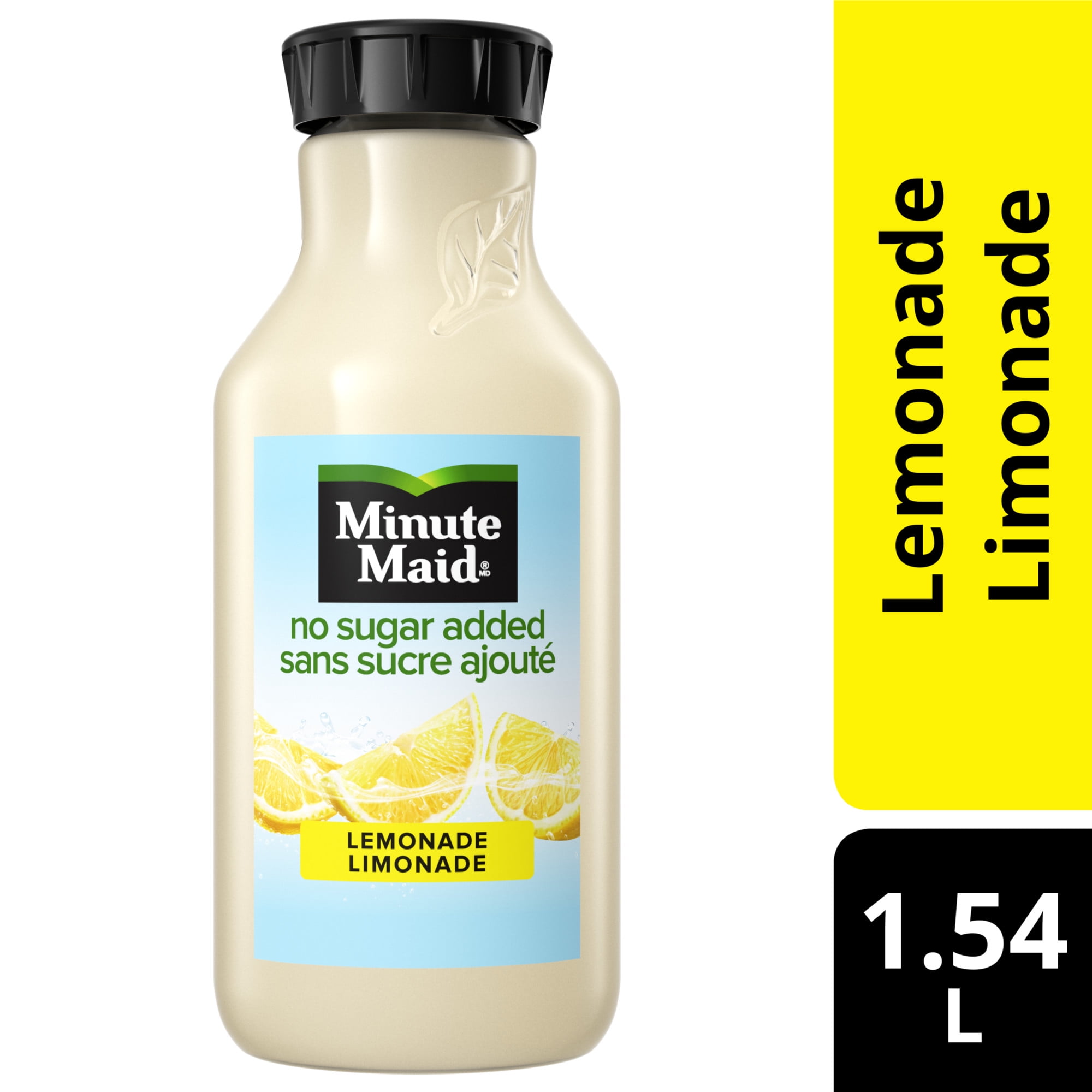 Minute Maid No Sugar Added Lemonade Bottle, 1.54 Liters, 1.54