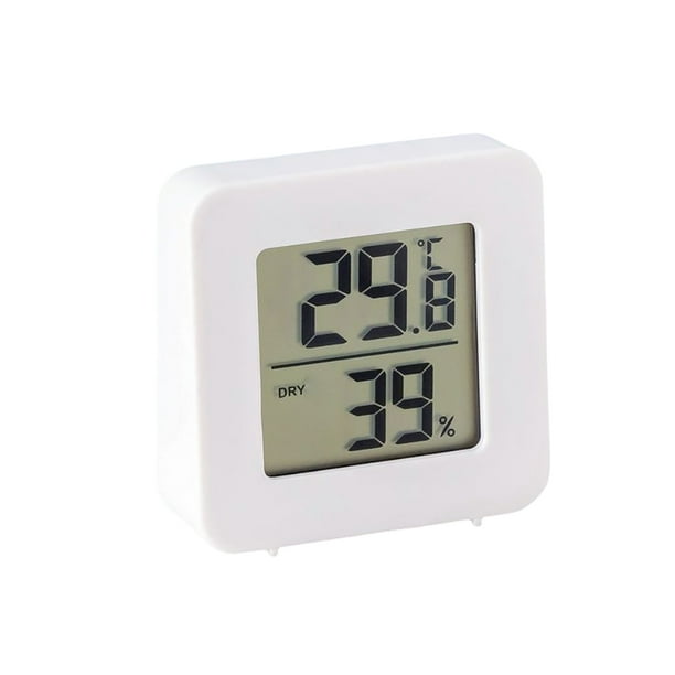 Cateissary Termohigrómetro digital Termómetro de interior Etiqueta de pie Higrómetro de alta precisión Medidor de habitación de bebé en seco Termómetros