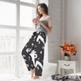 thumbnail image 5 of Pajama Pants Women - black math number Soft Breathable Sleep & Lounge Pants for Women, Comfy Casual Pj Pants Bottoms with Pockets, 5 of 7