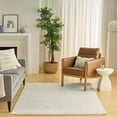 thumbnail image 4 of Nourison Hues Scandinavian Stripe Indoor Area Rug Ivory Grey 3'11" x 5'11", 4 of 9