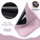 thumbnail image 5 of Alfombrilla de ratón ergonómica de espuma viscoelástica suave de microfibra con soporte para muñeca y base antideslizanteRosa, 5 of 5