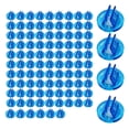 thumbnail image 2 of Runquan 100 Pieces DIY Game Card Stands Paper Board Clip for Display Pictures Labels blue, 2 of 5