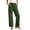 Army Green, variant on Tsivenald Womens Cargo Jeans High Waist Multi Utility Pockets Loose Straight Leg Classic Denim Workwear Trousers