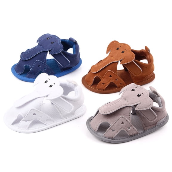 dgysar Elephant First Walkers Sandals Non-slip Soft Sole Breathable Open Toe for Baby Boys Girls Summer Indoor Outdoor Daily Casual Use Brown 11