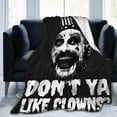 thumbnail image 6 of Captain Spaulding Blanket, Anime Throw Blanket For Bed Sofa Couch, Super Soft Flannel Blanket For Bedroom Livingroom, 80"X60", 6 of 9