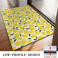 thumbnail image 3 of Yellow Lemon Fruit Slices White Pattern Door Rugs,Washable Non Slip Door Mats Indoor,Decorative Door Mats,Entry Mat Indoor for Entrance,Bedroom,Kitchen,Bathroom,20"x32", 3 of 6