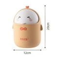thumbnail image 3 of Desktop Trash Can Large Capacity Adorable Appearance Compact Size Funny Cartoon Garbage Container Waste Basket Home Supplies, 3 of 12