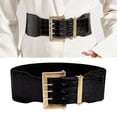 thumbnail image 2 of Ywmsfl Waist Cincher Underbust PU Waistband Elegant Elastic Belt for Wrap Dress Waist Belt for Suit Skirt Jeans Jewelry, 2 of 9