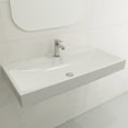 thumbnail image 6 of BOCCHI 1079-002-0126 Scala Arch 39.75 Wall-Mounted Fireclay Sink In Matte White, 6 of 7