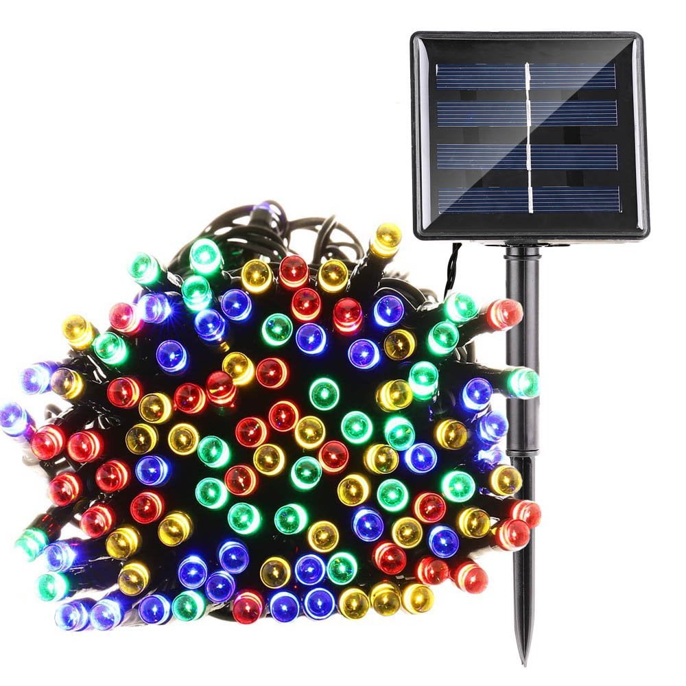 Ediors Solar Outdoor 200 LED String Lights 65ft Solar Powered