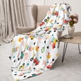 thumbnail image 3 of Sikiie Cute tractor and vehicle Print Cozy Flannel Fleece Throw Blanket: Lightweight & Thick for All Seasons - Perfect for Women, Men, & Kids-40"x30", 3 of 6