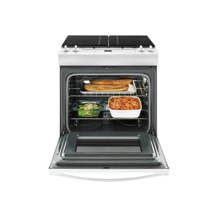 Whirlpool - 5.0 Cu. Ft. Self-Cleaning Slide-In Gas Range - White