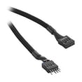 thumbnail image 3 of CableMod ModFlex Sleeved Audio Extension (Black, 30cm), 3 of 6