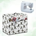 thumbnail image 3 of SEANATIVE Cute Dachshund Cover for Sewing Machine Dust Cover Music Notes Sewing Machine Cover Protective Dust Cover with Pockets for Most Standard Sewing Machines, 3 of 7