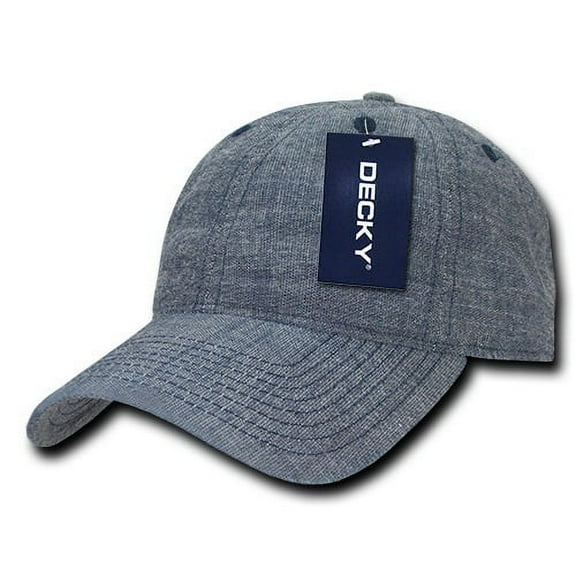 Decky 117 Relaxed Washed Denim Cap, Blue