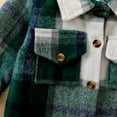 thumbnail image 6 of 0-5T Todder Kids Baby Boys Girls Long Sleeve Button Down Plaid Flannel Shirt, 6 of 7