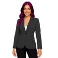 thumbnail image 1 of Saco clásico de Mujer Elegancia y Estilo Negro Extra Grande, 1 of 3
