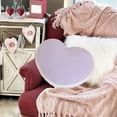 thumbnail image 6 of Lilgiuy Heart Pillow, Valentine's Day Heart Pillows, Love Pillow Gifts, 13.78 X13.78 Inch Heart Shaped Pillows, Faux Fur Room Decor Throw Pillows, Living, Bedroom, Indoor Outdoor, 6 of 6