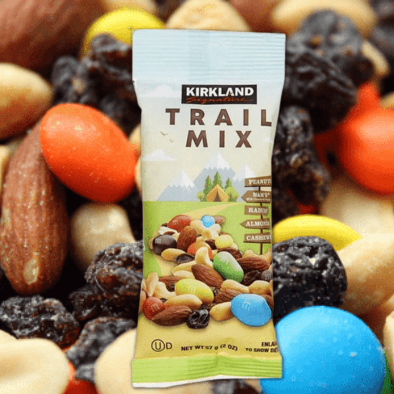 KS Trail Mix, M&M's Milk Chocolate, & Nut Raisins Almonds & Cashews Non-GMO  No Artificial Ingredients Perfect Snacks for Home Work or On-the-Go