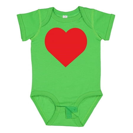 

Inktastic Red Heart Gift Baby Boy or Baby Girl Bodysuit
