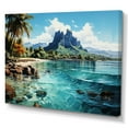thumbnail image 2 of Designart "Beaches of Bora Bora III" Nautical & Beach Wall Art Living Room, 2 of 5
