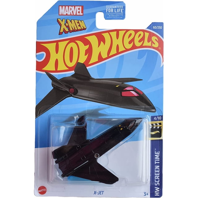 Juguete fundido a presión Hot Wheels X-Jet Screen Time, escala 4/10 1:64.