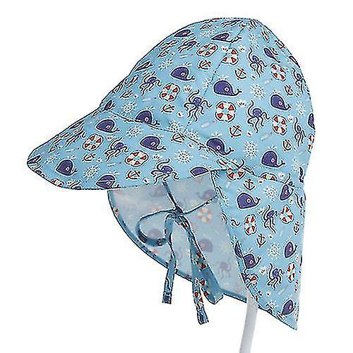 Quick-drying L Children's Bucket Hats For 3 Months To 5 Years Old Kids Wide Brim Beach Uv Protection Outdoor Essential Sun Capsa