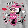 thumbnail image 3 of Disney - Mickey & Friends - Minnie - Pretty in Paris - Toddler And Youth Long Sleeve Graphic T-Shirt, 3 of 5