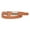 Orange, variant on Women's 3/4" (19mm) Skinny Solid Leather Dress Belt