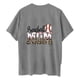 thumbnail image 5 of Fiudx Ropa de Mujer Camiseta de Manga Corta con Cuello Redondo y Estampado Informal con Estampado Frontal y Trasero de Béisbol para Mujer, 5 of 7