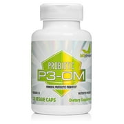 P3-OM by BiOptimizers - Probiotic and Prebiotic Supplement (120 Capsules)