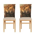 thumbnail image 2 of YAZAOO Chair Covers Set Home Kitchen Lions in Floral Embrace Party Decor Seat Back Cover Protector, 2 of 6
