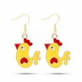 thumbnail image 2 of SUSHANG Rabbit Carrot Earrings Cartoon Cute Bunny Dangling Rabbit Earrings Happy Easter Egg Carrot Earring Easter Earrings Cartoon Cute Rabbit Earrings, 2 of 9