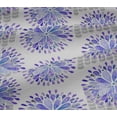 thumbnail image 4 of oneOone Cotton Jersey Purplish Blue Fabric Mandala Watercolor Sewing Material Print Fabric By The Yard 58 Inch Wide, 4 of 4