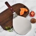 thumbnail image 6 of 6x5 inch Extra Wide Large Grill Spatula Heavy Duty Stainless Steel Griddle Burger Spatula Kitchen Spatula with Cutting Edges Multifunctional Cooking Turner for Skillets Grills, 6 of 9