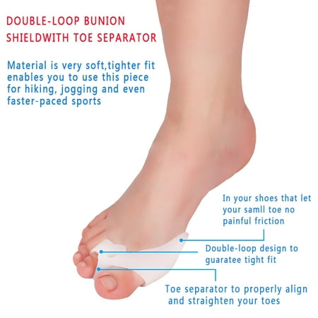 Bunion Relief Toe Straightener Valgus Corrector Toe Alignment Separator ...