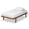thumbnail image 7 of Bowery Hill Walnut Brown Finished Wood Twin Size Platform Bed Frame, 7 of 7