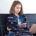thumbnail image 4 of LHSHID Birthday Gifts for 12 Year Old Girl 12th Birthday Gifts Blanket for Her 12th Birthday Decorations Butterflies Blanket Gifts Ideas for Teen Girl Daughter Sister 60x80in, 4 of 6